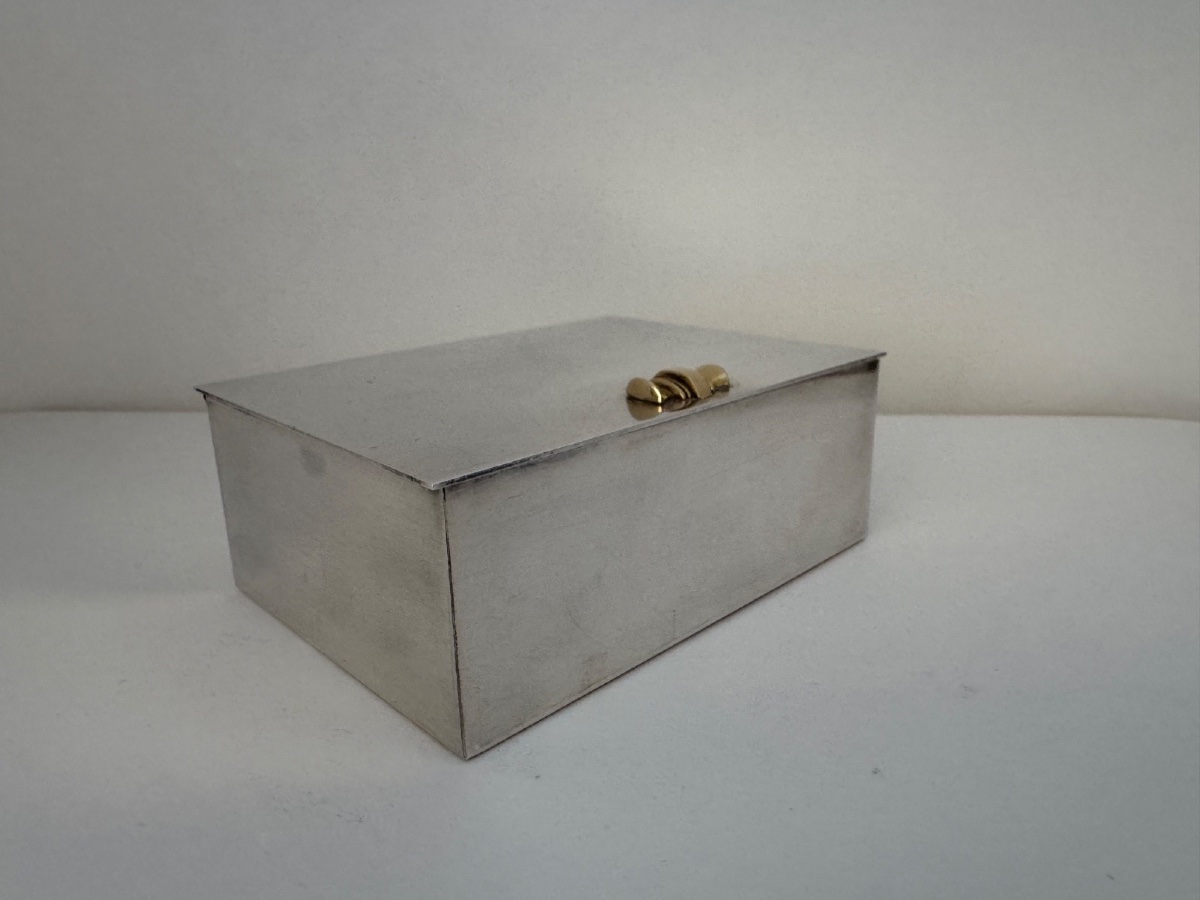 Tiffany & Co. 20th-century Silver Box, Made In Italy-photo-3