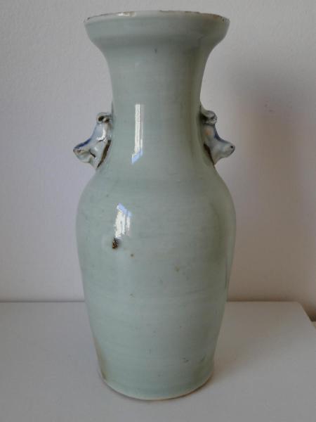 Vase Blue And White China A Decor Of Ancient Foliage-photo-4