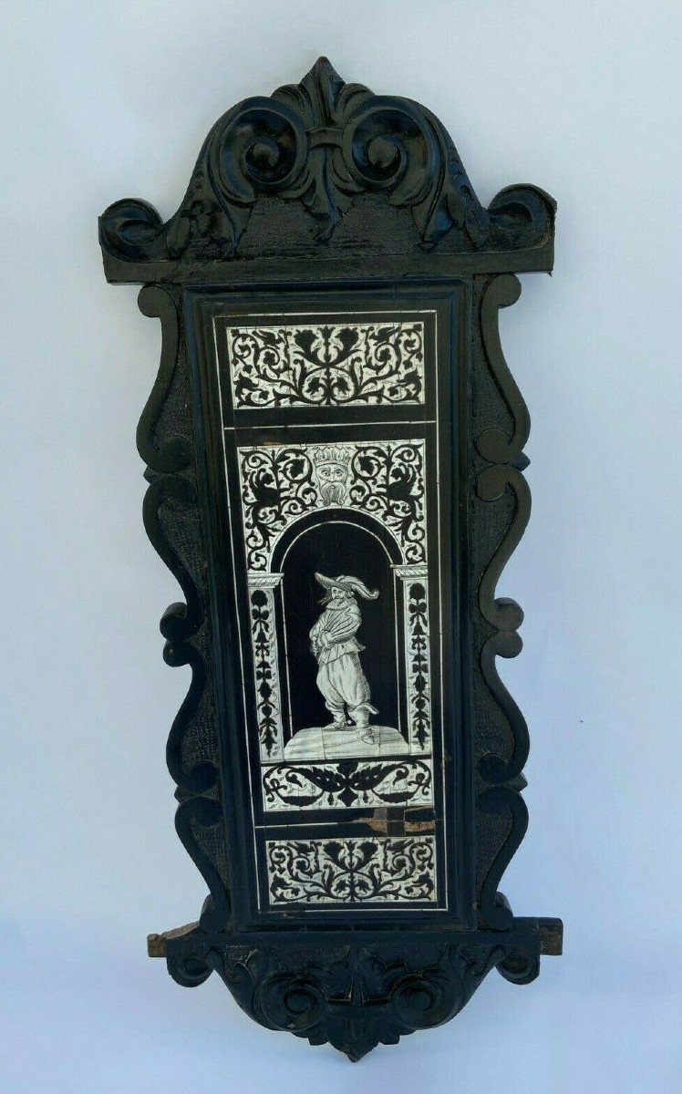 Pair Of Panel XIXe Neo Gothic In The Taste Of The Renaissance-photo-2