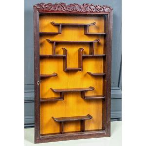 Ironwood Display Case China Mid-20th Century