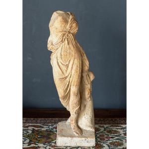 Statue femme danseuse à l'Antique modelage atelier Michel Caryl Provence