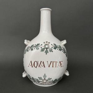 Aqua Vitae Pharmacy Bottle 19th Century