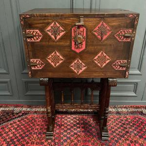 Spanish Renaissance Chest Early 20th Gothic Base