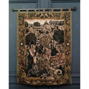 20th Century Medieval Tapestry Rosel Modell Berlin