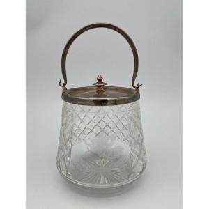 Lefèvre-utile Nantes Baccarat Crystal Biscuit Bucket Registered Model 1900