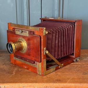 Chambre photographique en acajou H. Mackenstein Paris