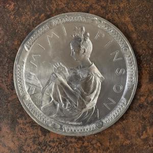 Matrice pour médaille Mimi Pinson par Anie Mouroux XXe