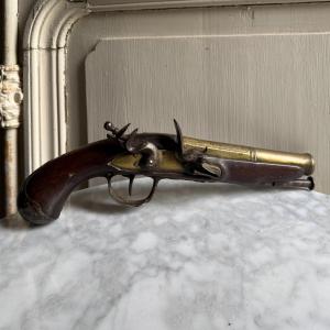 Pistolet d'officier de marine fin XVIIIe début XIXe