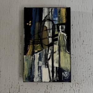 Acrylic On Canvas By Mabris XXIe Entitled Boléro