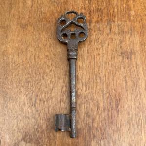 17th Century Wrought Iron Key