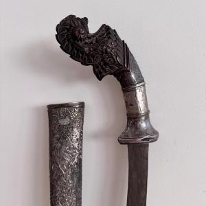 Traditional Indonesian Kriss, Early 20th Century, Zoomorphic