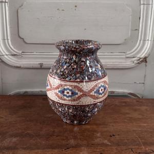 Vase boule Gerbino Vallauris XXe