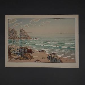 Lithograph By Henri Rivière, Aspects Of Nature - The Sea