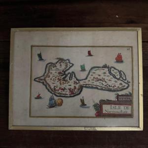 Gravure Isle de Noirmoultier par Christophe Tassin 1634