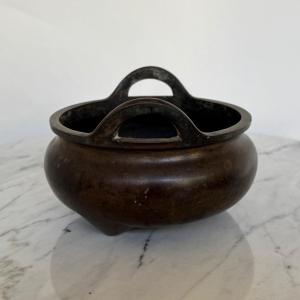 Brûle-parfum en bronze Chine ou Vietnam XIXe 
