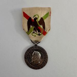 Commemorative Medal: Napoleon III, Emperor—mexican Expedition, 1862–1867