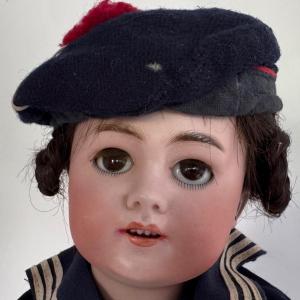 Dep Porcelain-headed Doll In A Sailor Outfit