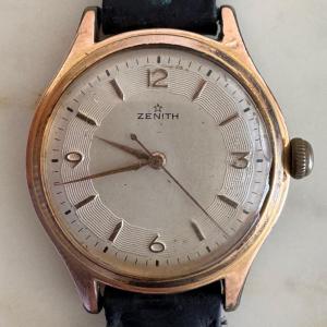 Montre Zenith stainless steel back antimagnetic waterproof