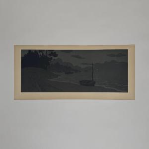 Lithograph By Henri Rivière, *la Féérie Des Heures*—*la Nuit*