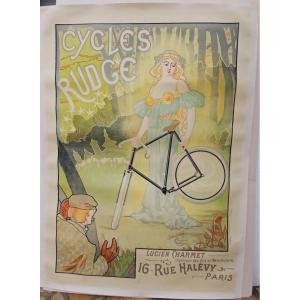 Poster By Jacques Debut, Rudge Cycles, 1897