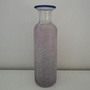 Hand-blown Glass Vase By Bertil Vallien For Kosta Boda, 1970s Scandinavian Design