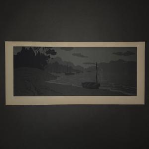 Lithographie par Henri Rivière La Féérie des Heures - La Nuit