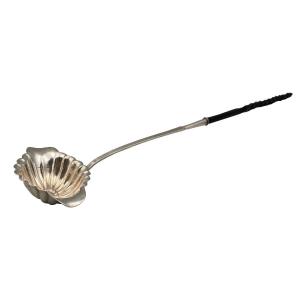 Silver Dessert Ladle Pb Berthier Philippe Minerve Bigorne Nineteenth