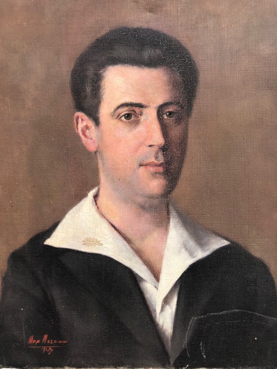 Portrait Signé Max Moreau