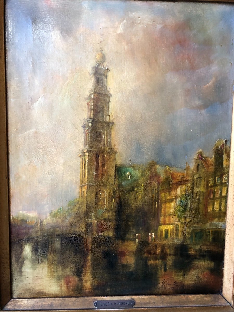 Tableau Vue D’ Amsterdam -photo-2