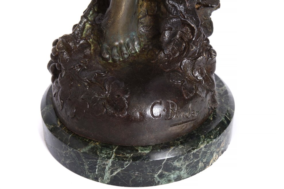 Bronze signé Carl Binder-photo-2