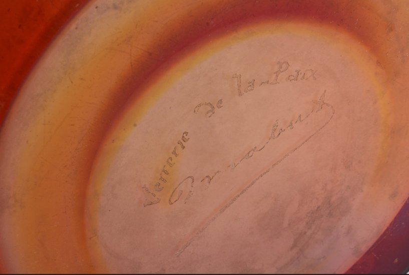 Vase signé Jules Mabut-photo-1