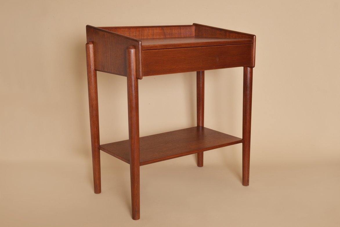  Teak Bedside Or End Table – Børge Mogensen – Denmark, Circa 1960-photo-2