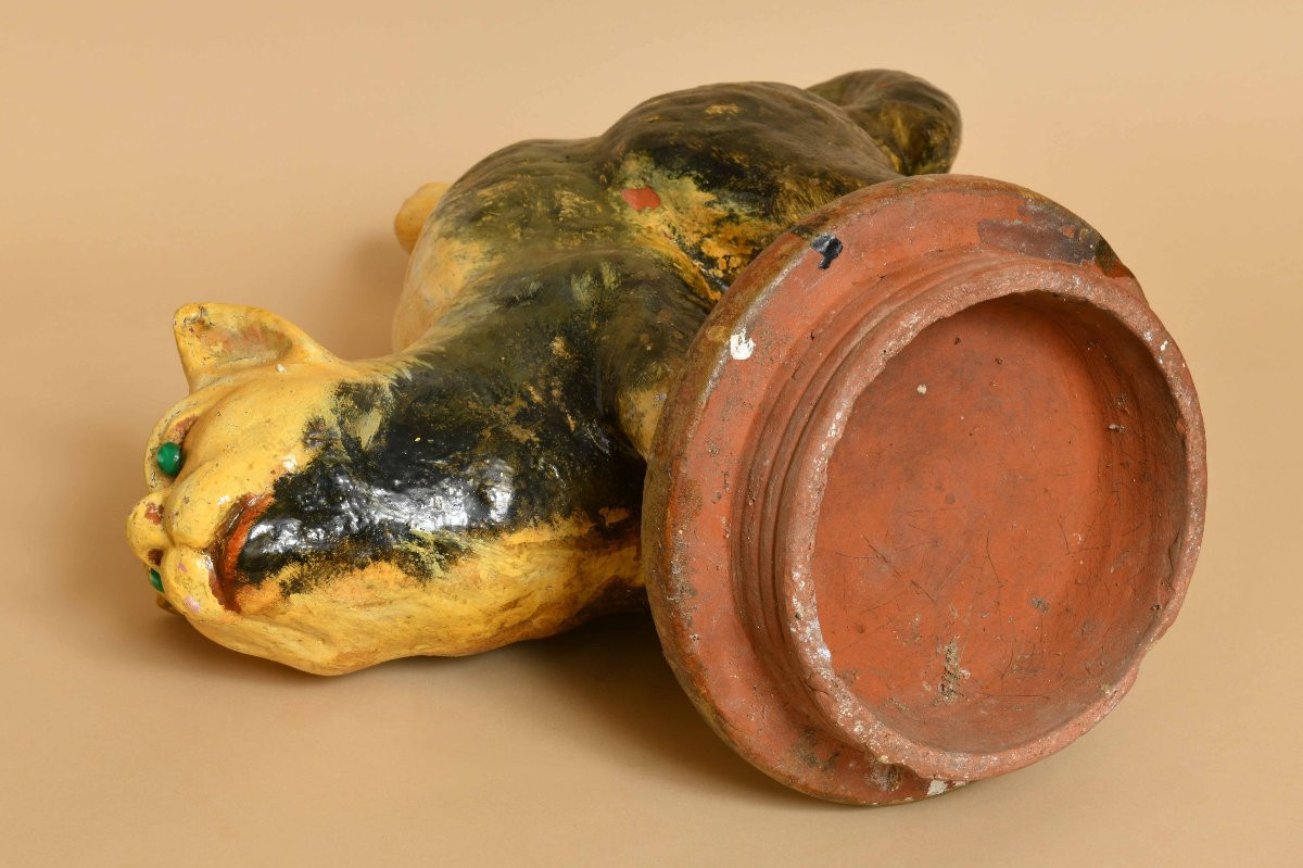 Elément vernissé de décoration de faitage-photo-2