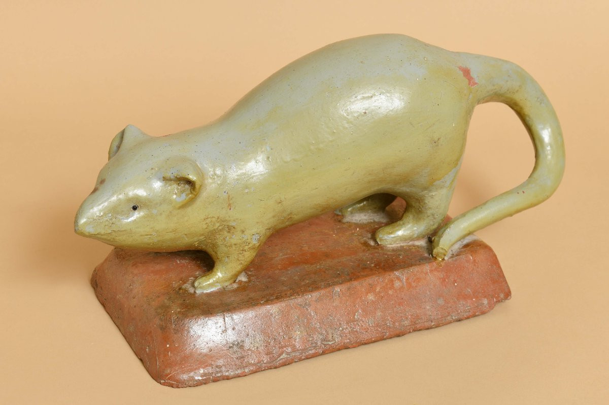 Elément vernissé de décoration de faitage-photo-3