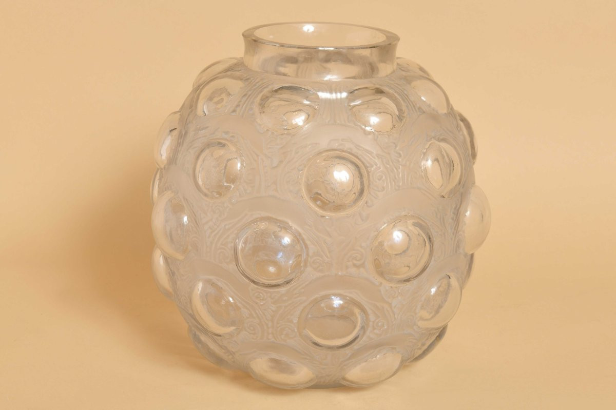 Vase modèle Antilopes signé R. Lalique-photo-3