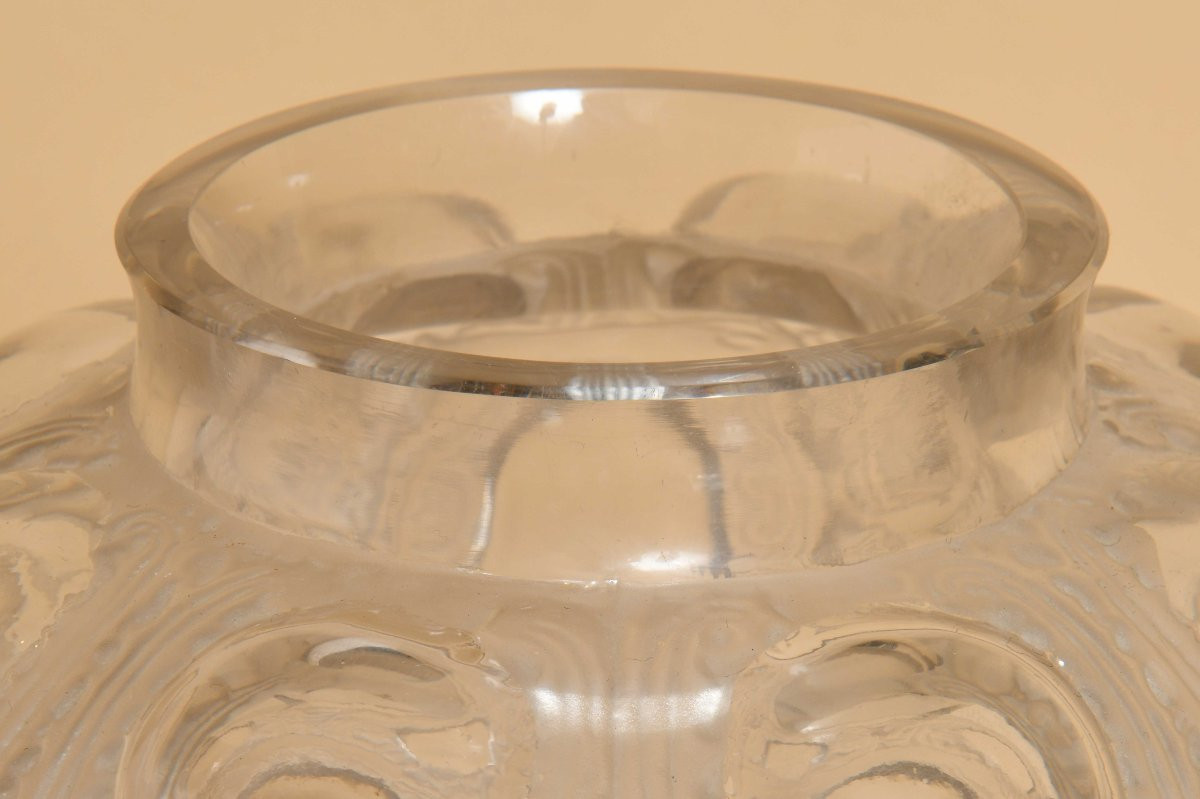 Vase modèle Antilopes signé R. Lalique-photo-4