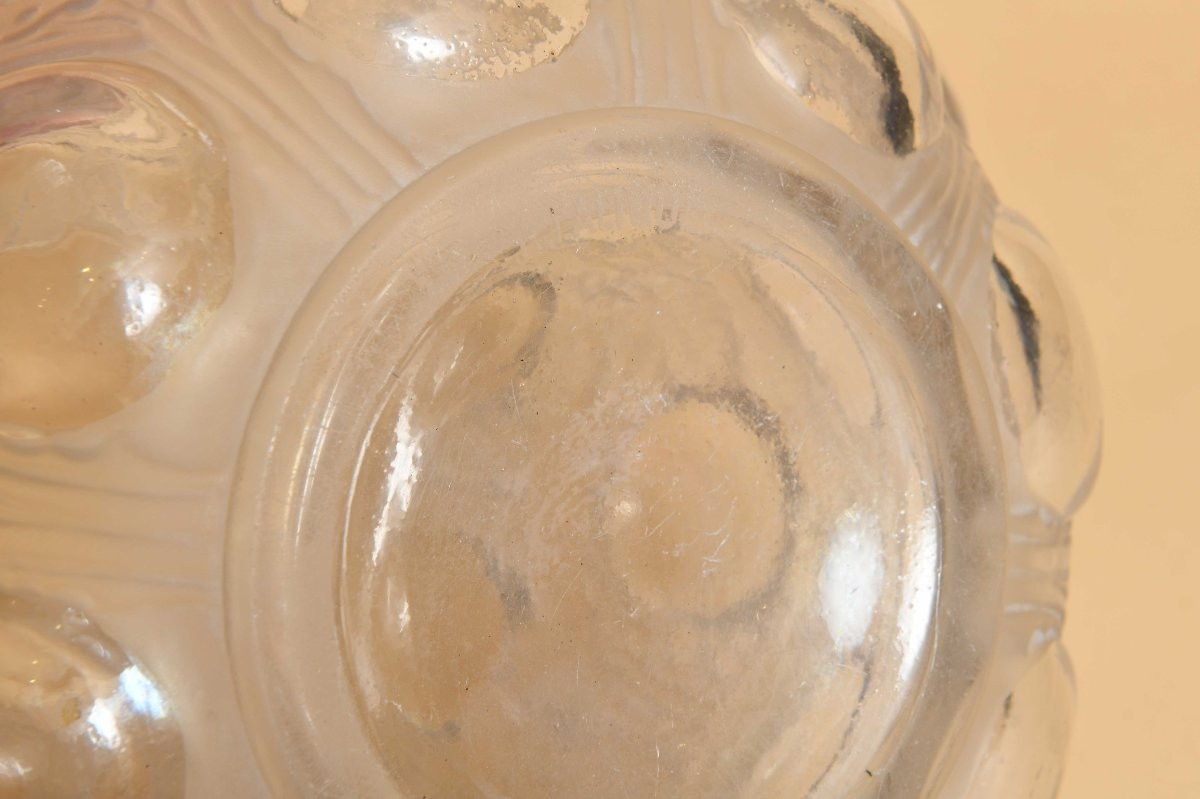 Vase modèle Antilopes signé R. Lalique-photo-2