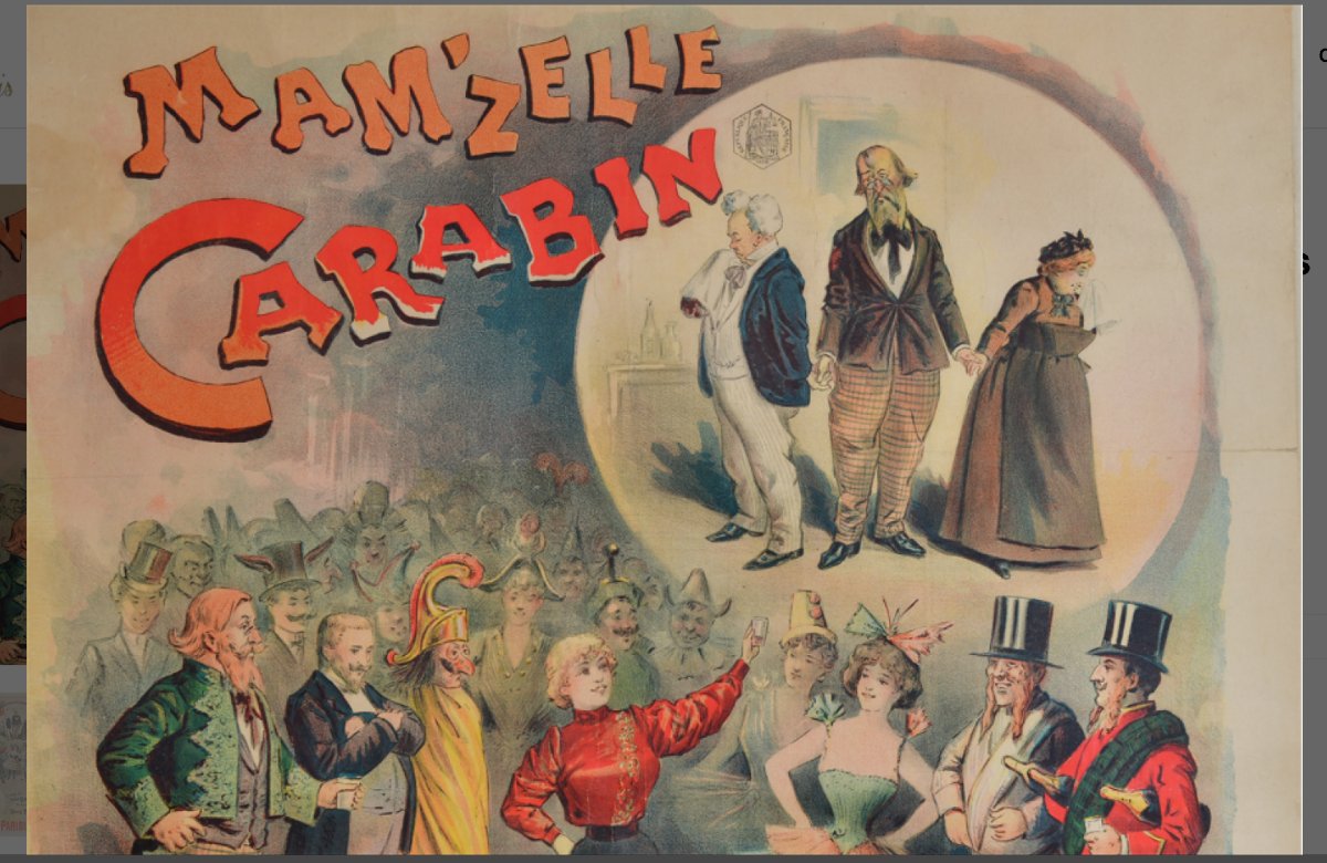 Affiche entoilée des Bouffes Parisiens-photo-3