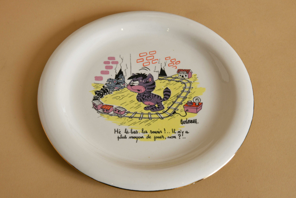 Illustrated Vintage Cheese Set-photo-2