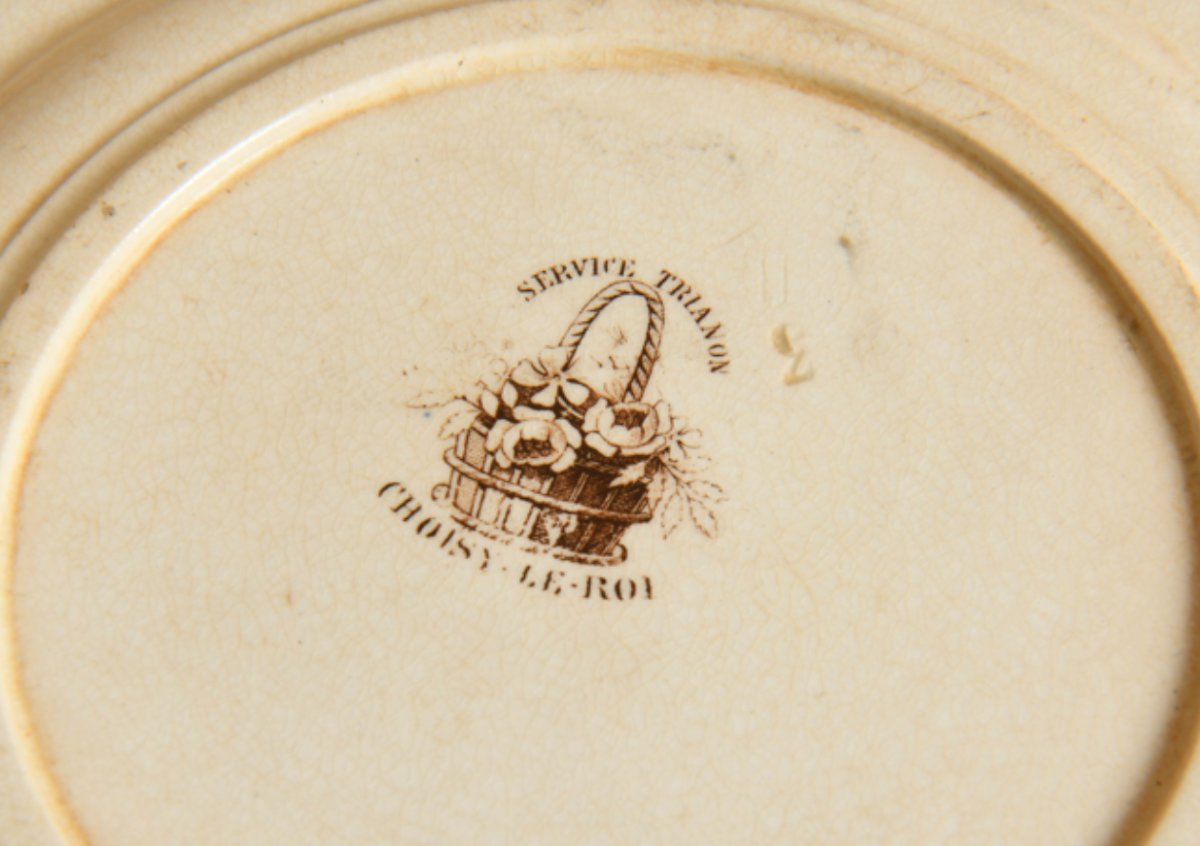 Service d’assiettes « Trianon – Choisi le Roi » – 56 pièces-photo-3