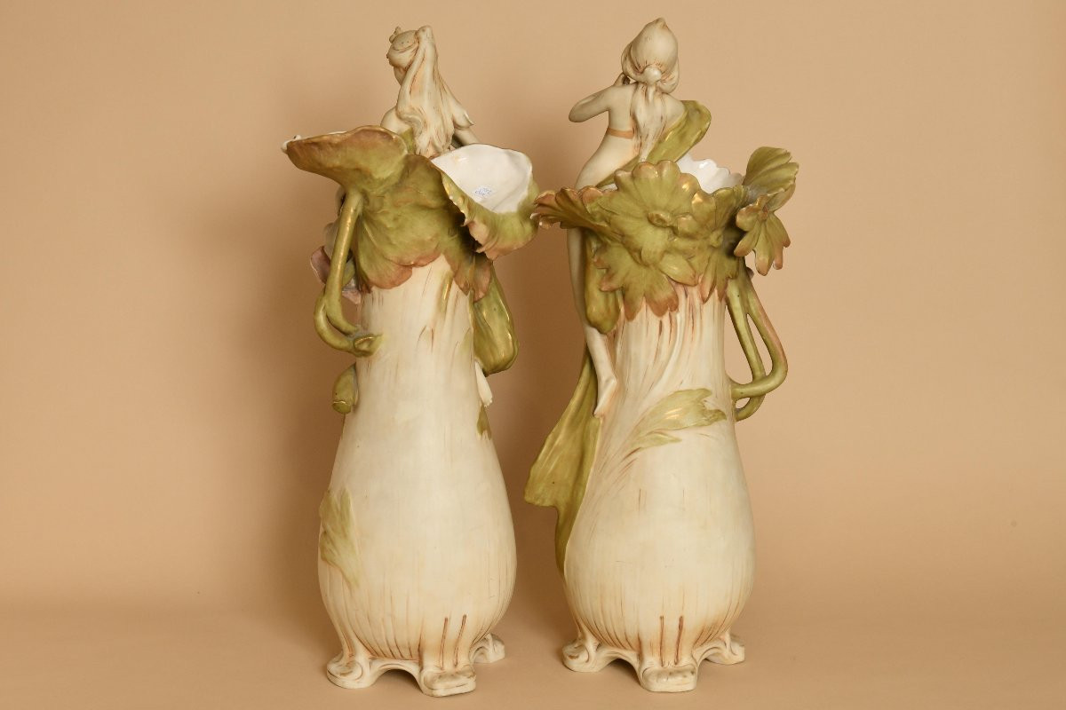 Pair Of Royal Dux Vases-photo-4
