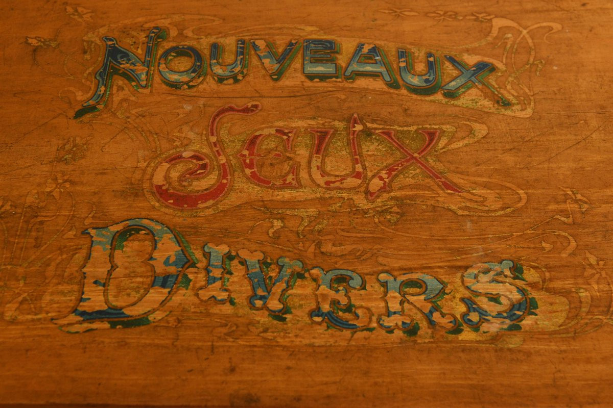 Box Of Several Late 19th Century Games-photo-2