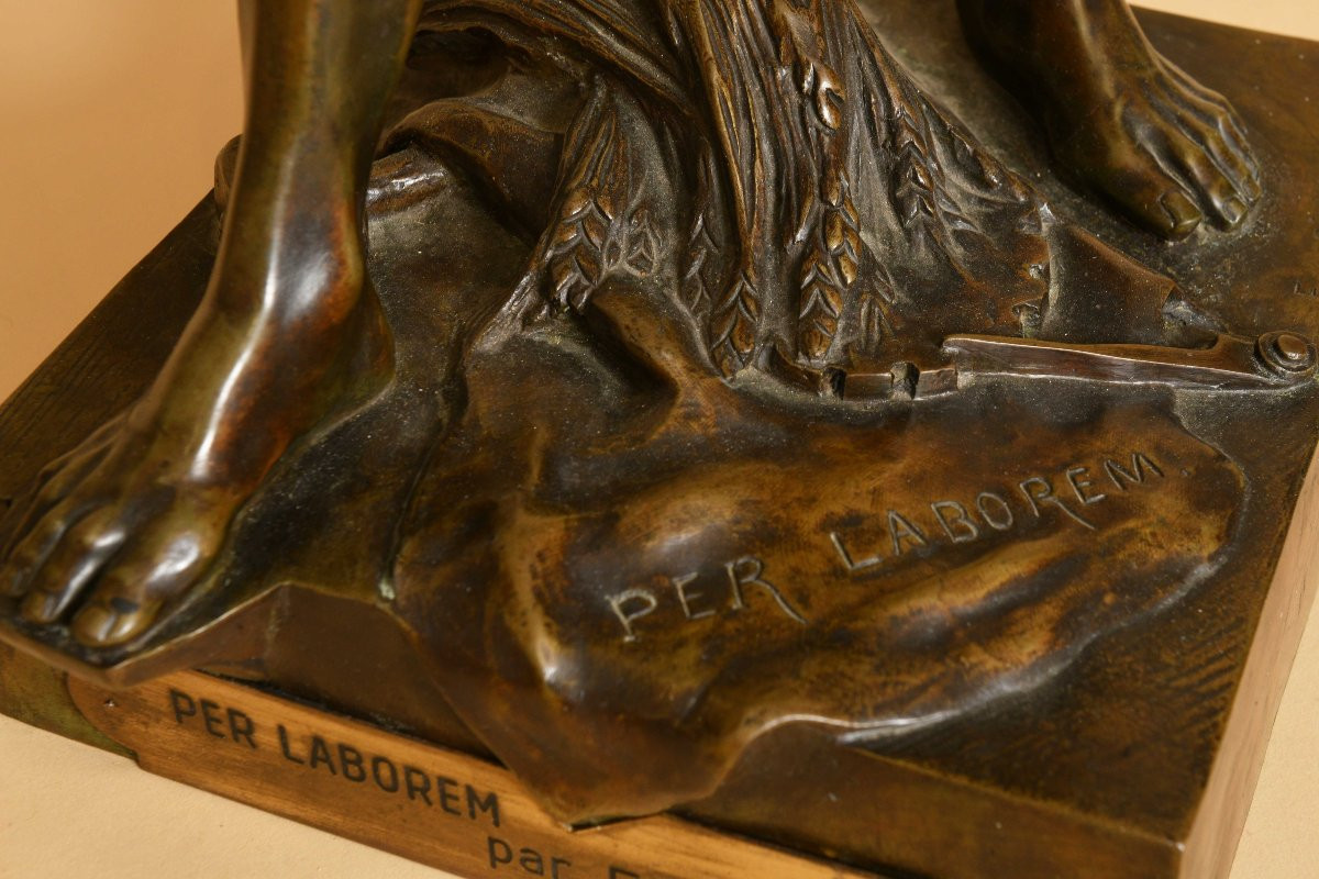 Bronze Signed Emile Picault-photo-3