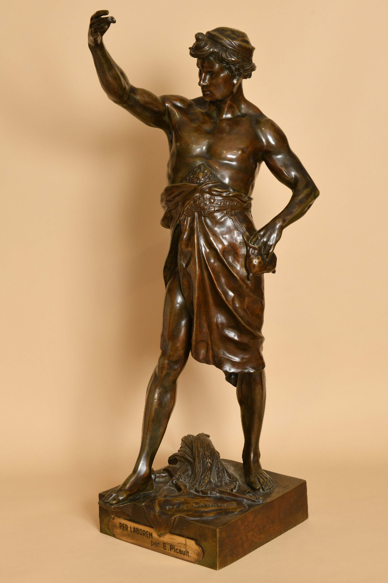 Bronze Signed Emile Picault