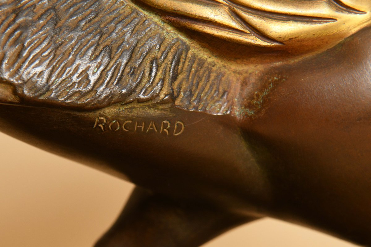 Sculpture Art déco signé Irénée Rochard-photo-1