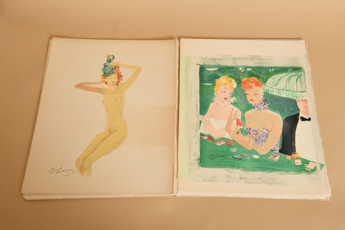 Lot de lithographie de Domergue-photo-1