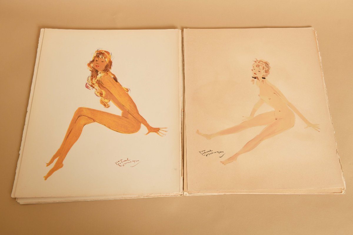 Lot de lithographie de Domergue-photo-3