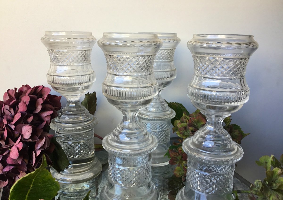 The Suite Of 4 Small Medici Shaped Vases