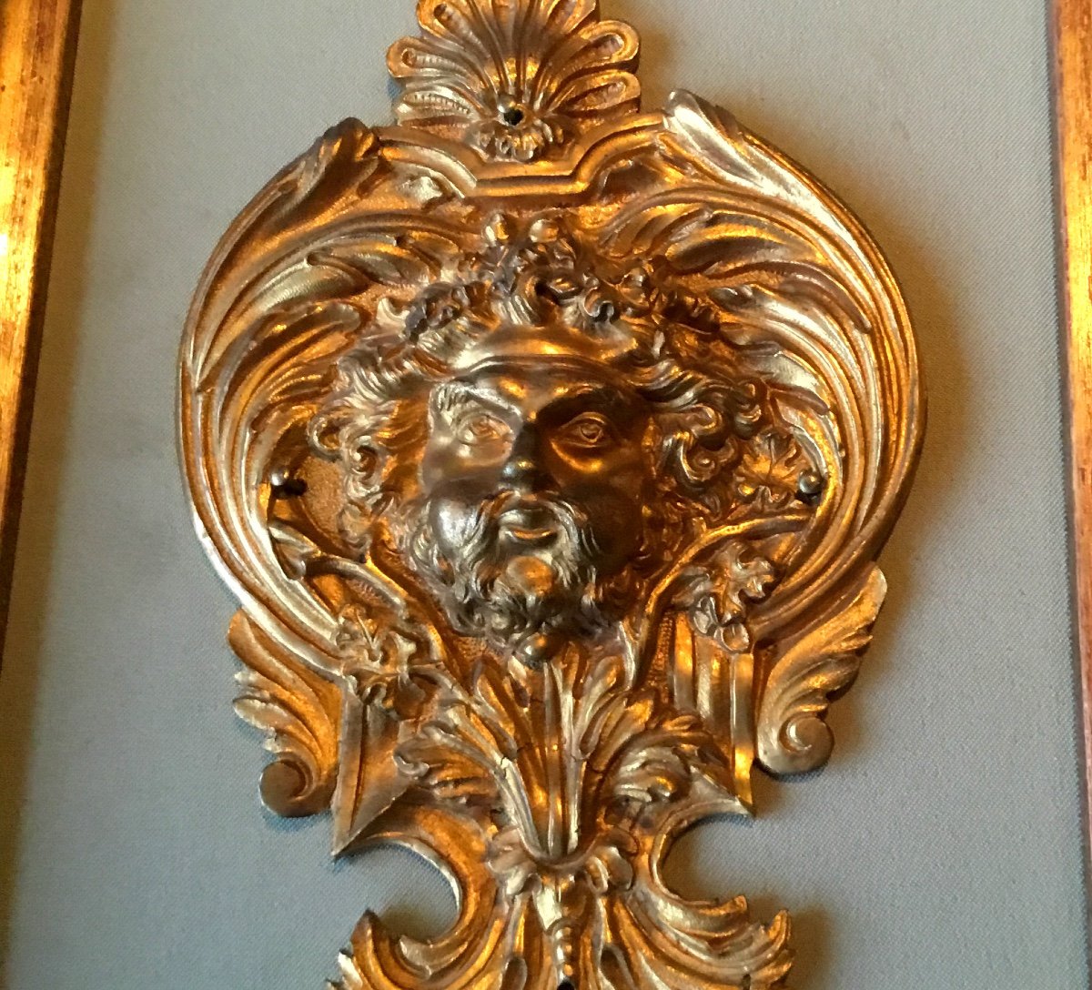 Bronze Décoratif  Encadré , XIXème 