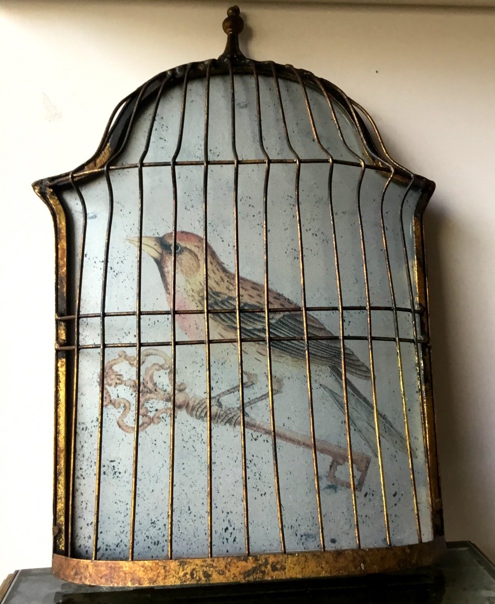 Cage à Oiseau En Trompe-l'oeil